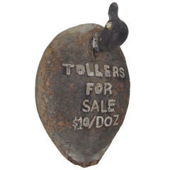 Vintage Tollers Decoy Makers Trade Sign