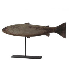 Rainbow Trout Wood Carving