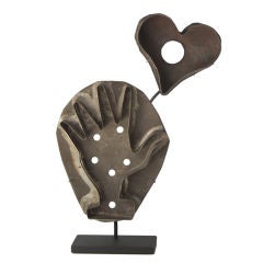 Antique Hand And Heart Cookie Cutters