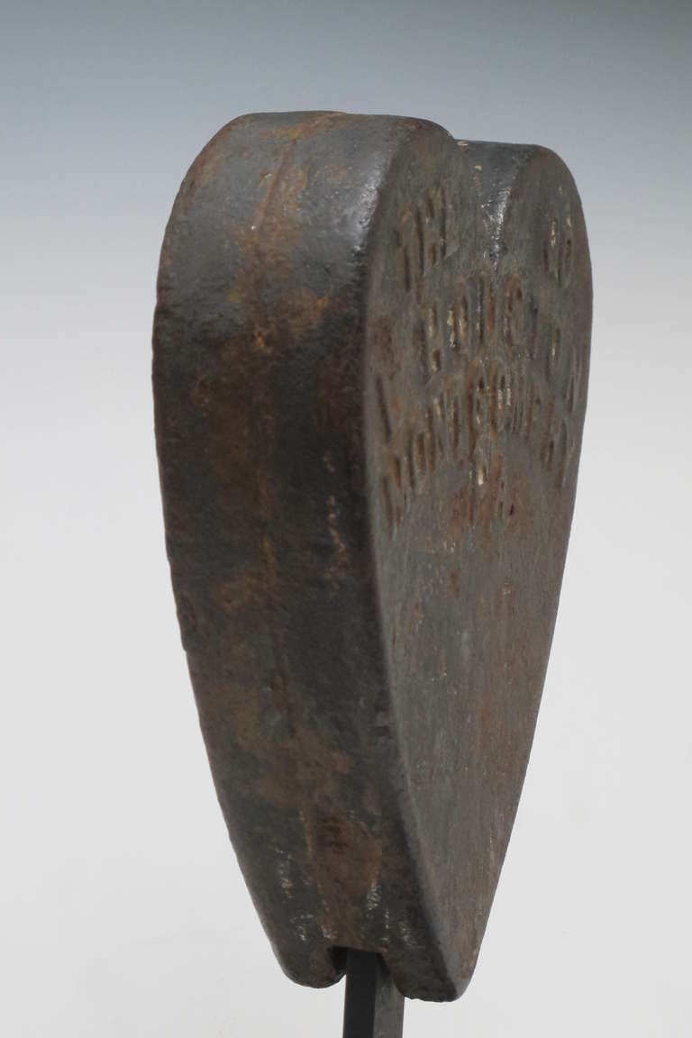 Cast Iron Heart Windmill Weight 2