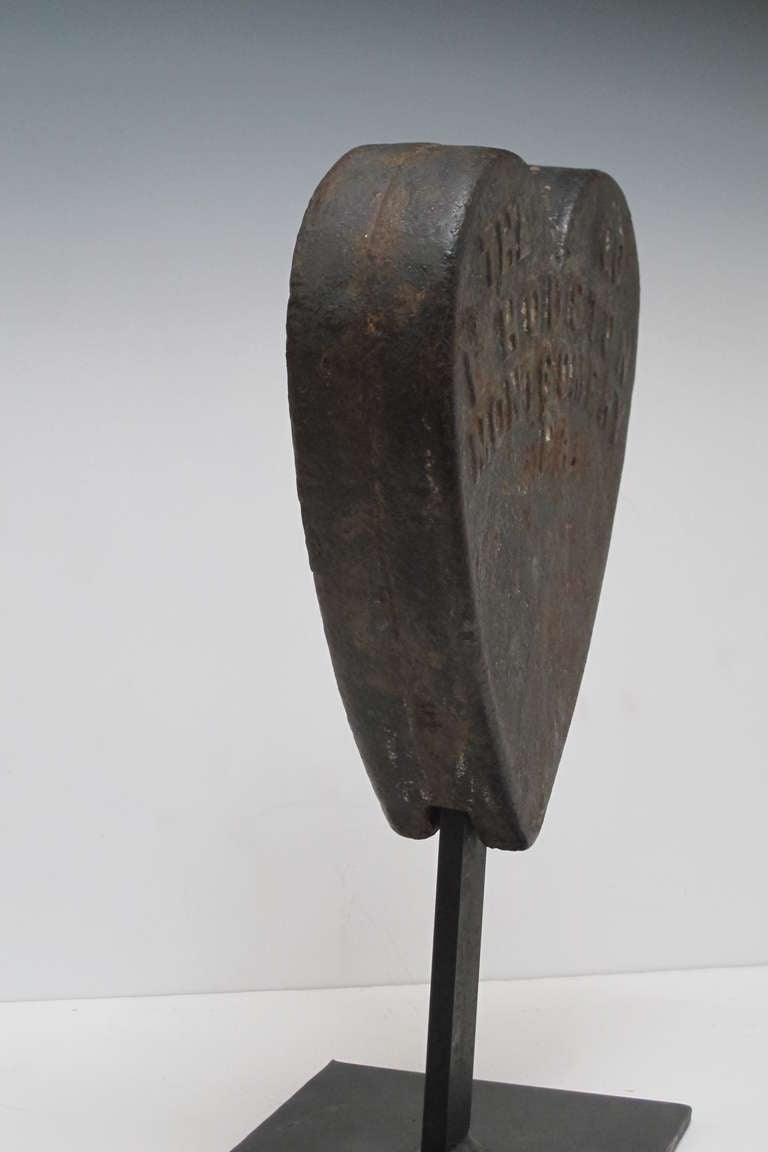 American Cast Iron Heart Windmill Weight