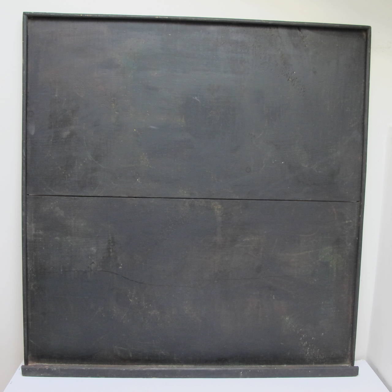 Primitive Early Wooden Blackboard with Tray For Sale