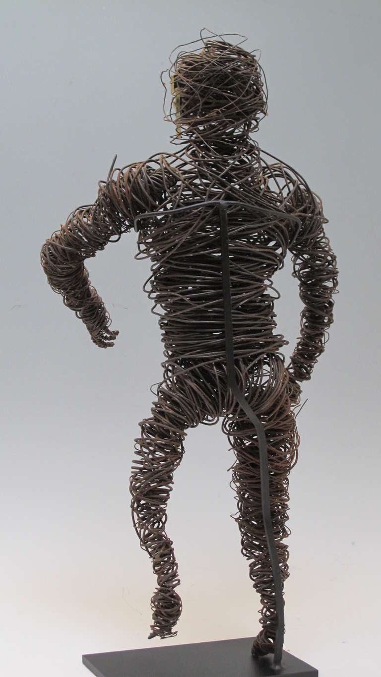 Wire Man with Mirror Face 1