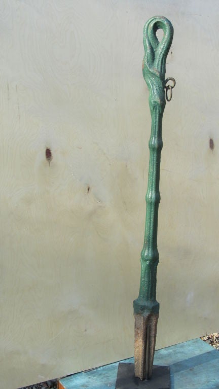 19th Century Horse Tail Hitching Post