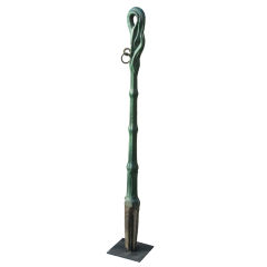 Antique Horse Tail Hitching Post