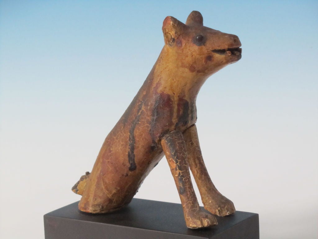 Unusual Dog Folk Sculpture at 1stDibs