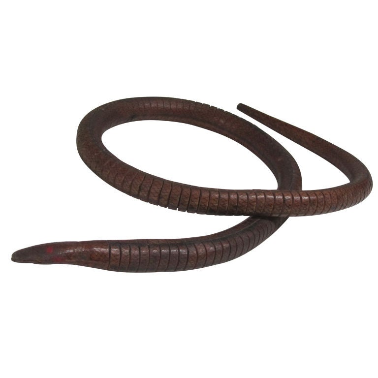 Wooden Snake Toy at 1stDibs segmented snake toy