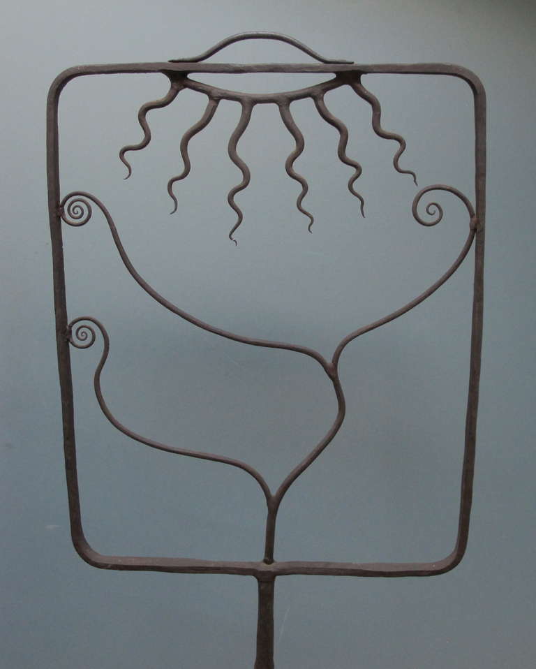 American Forged Iron Decorative Screen