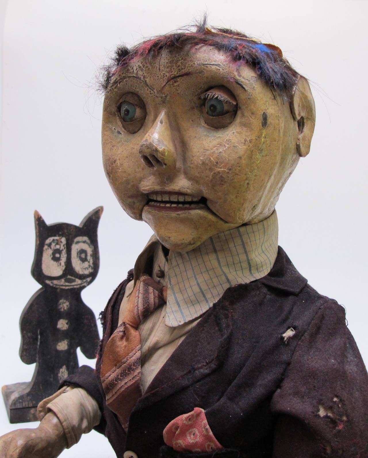 Mid-19th Century Remarkable Early Ventriloquist Dummy