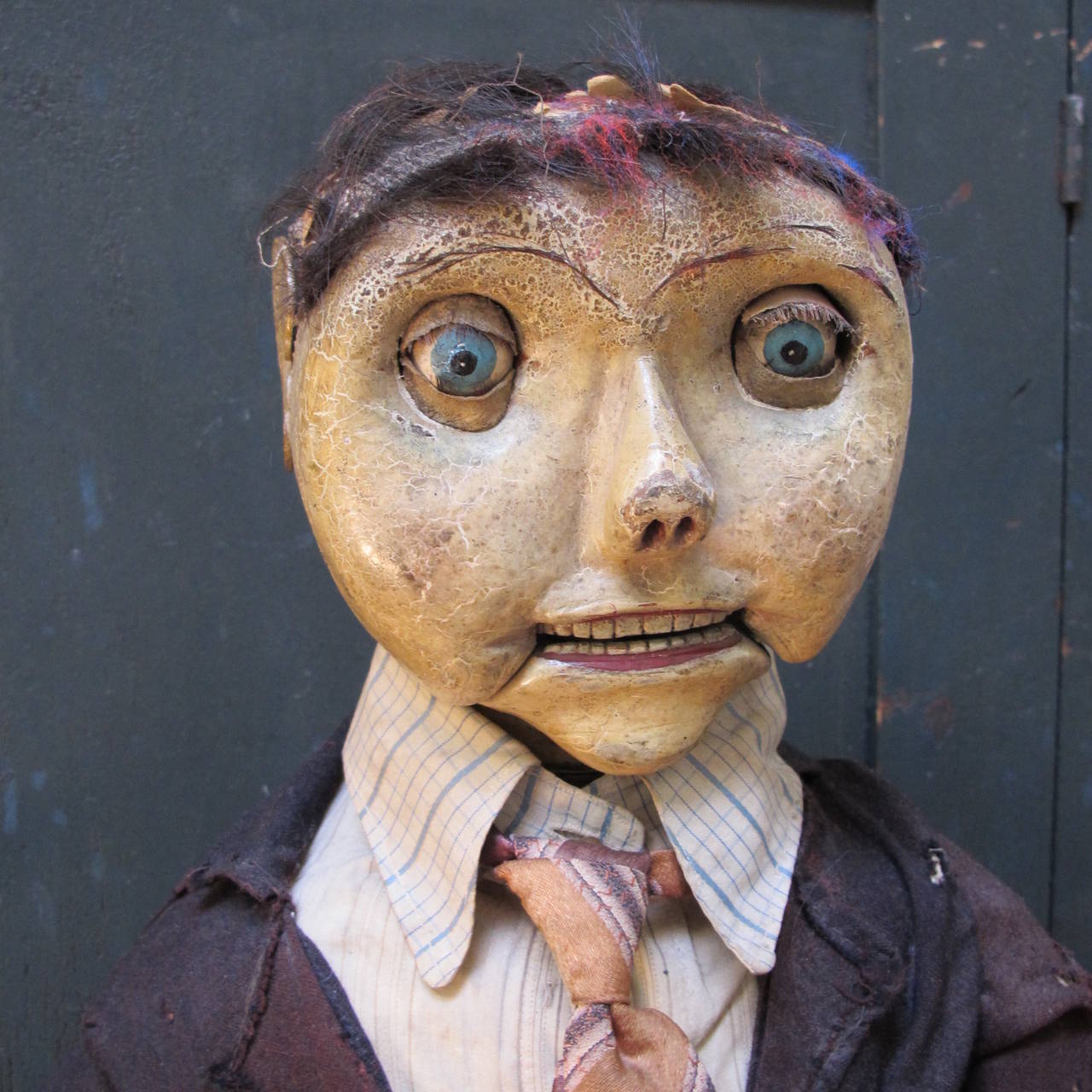 wooden ventriloquist dummy