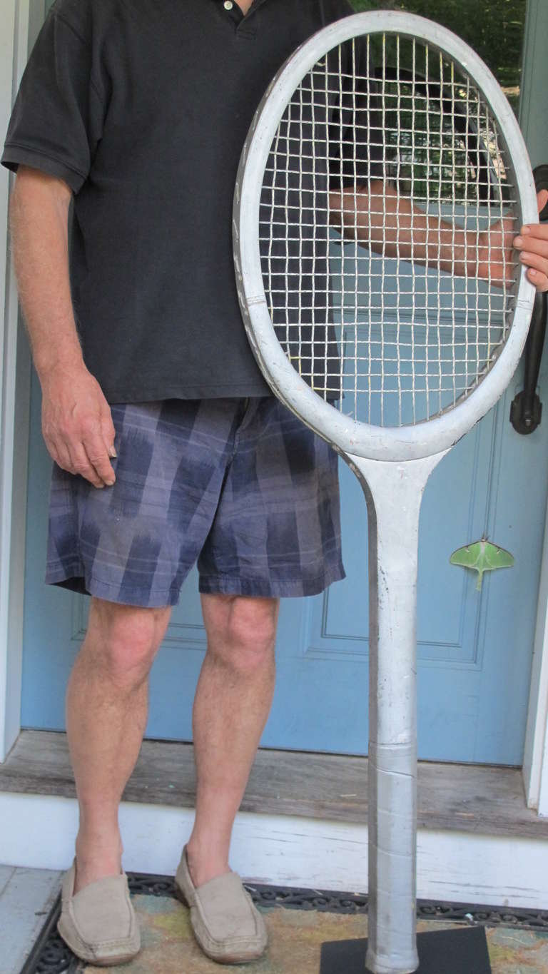 20th Century Giant Tennis Racquet For Sale