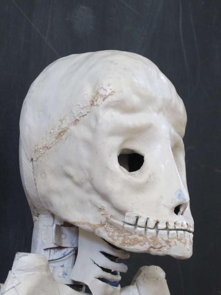 Folk Art Odd Fellows Lodge Skeleton