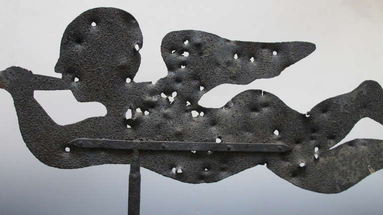American Early Angel Gabriel Weathervane