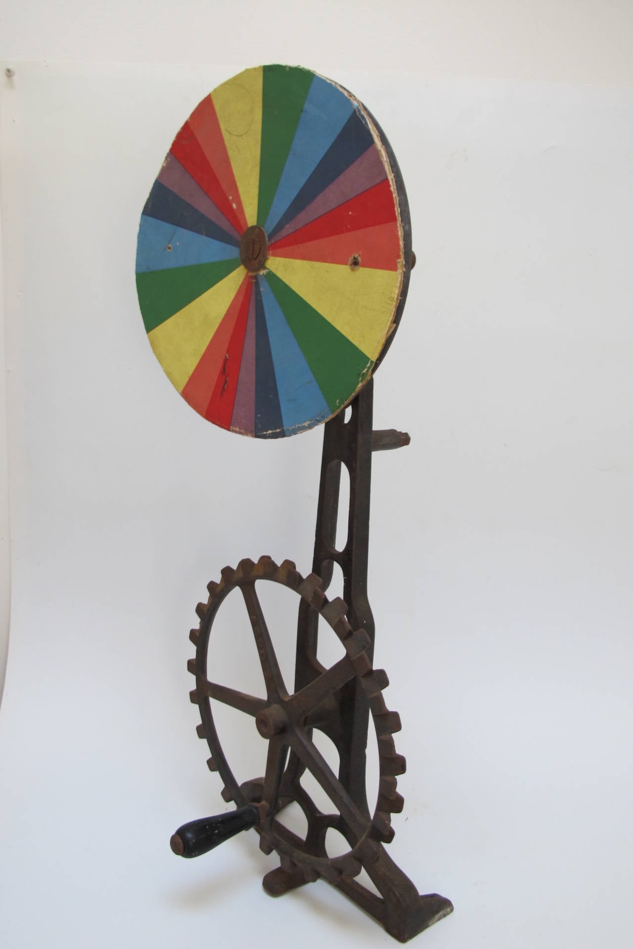 American Mechanical Color Wheel Sculpture
