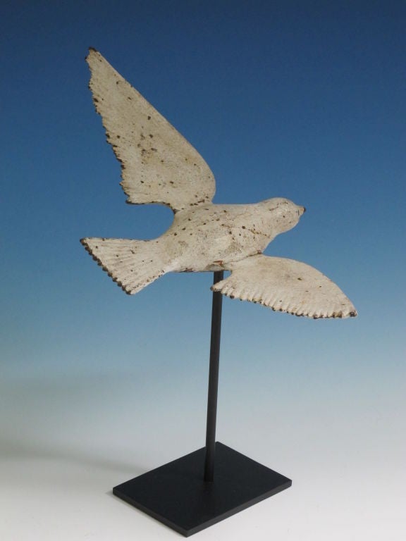 Folk Art Cast Iron Dove