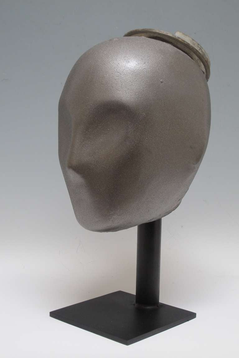 Crash Test Dummy Abstract Metal Head Mold In Excellent Condition In New York, NY