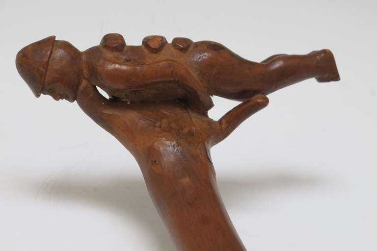 Hand of God Holding Man Cane