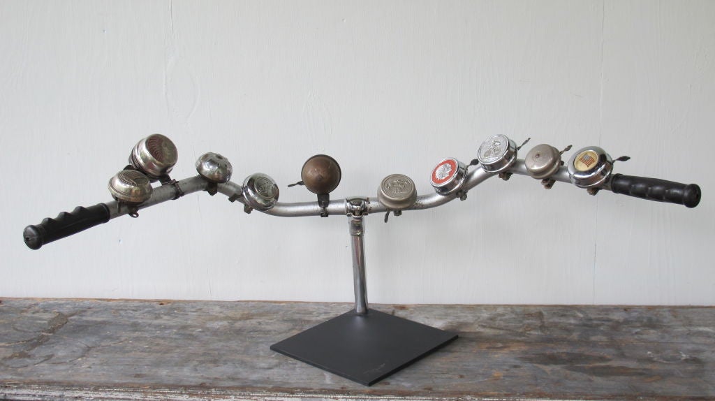 Bicycle Bells Collection on Handlebars 5