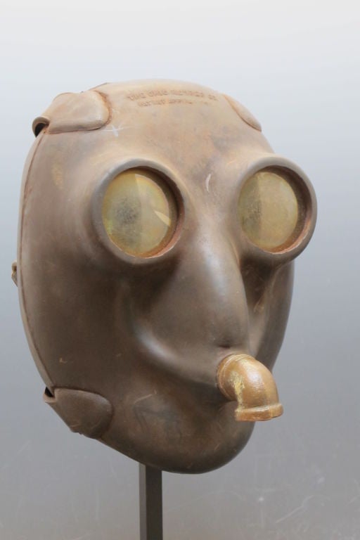 old diving mask