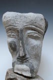 Banded granite head by Ted Ludwiczak