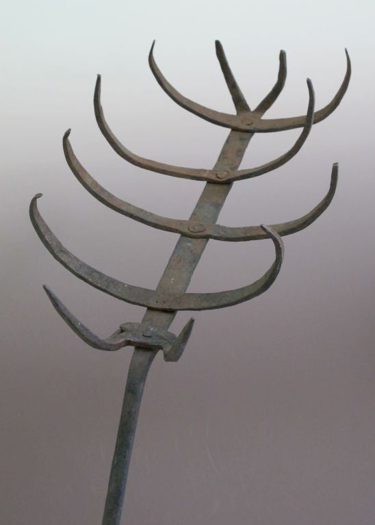 Iron Cresset at 1stDibs wood burning cresset for sale