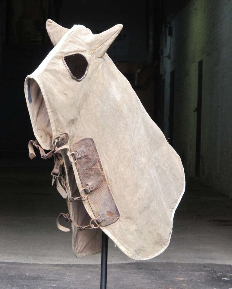 Leather Early Masked Thoroughbred Horse Cloak