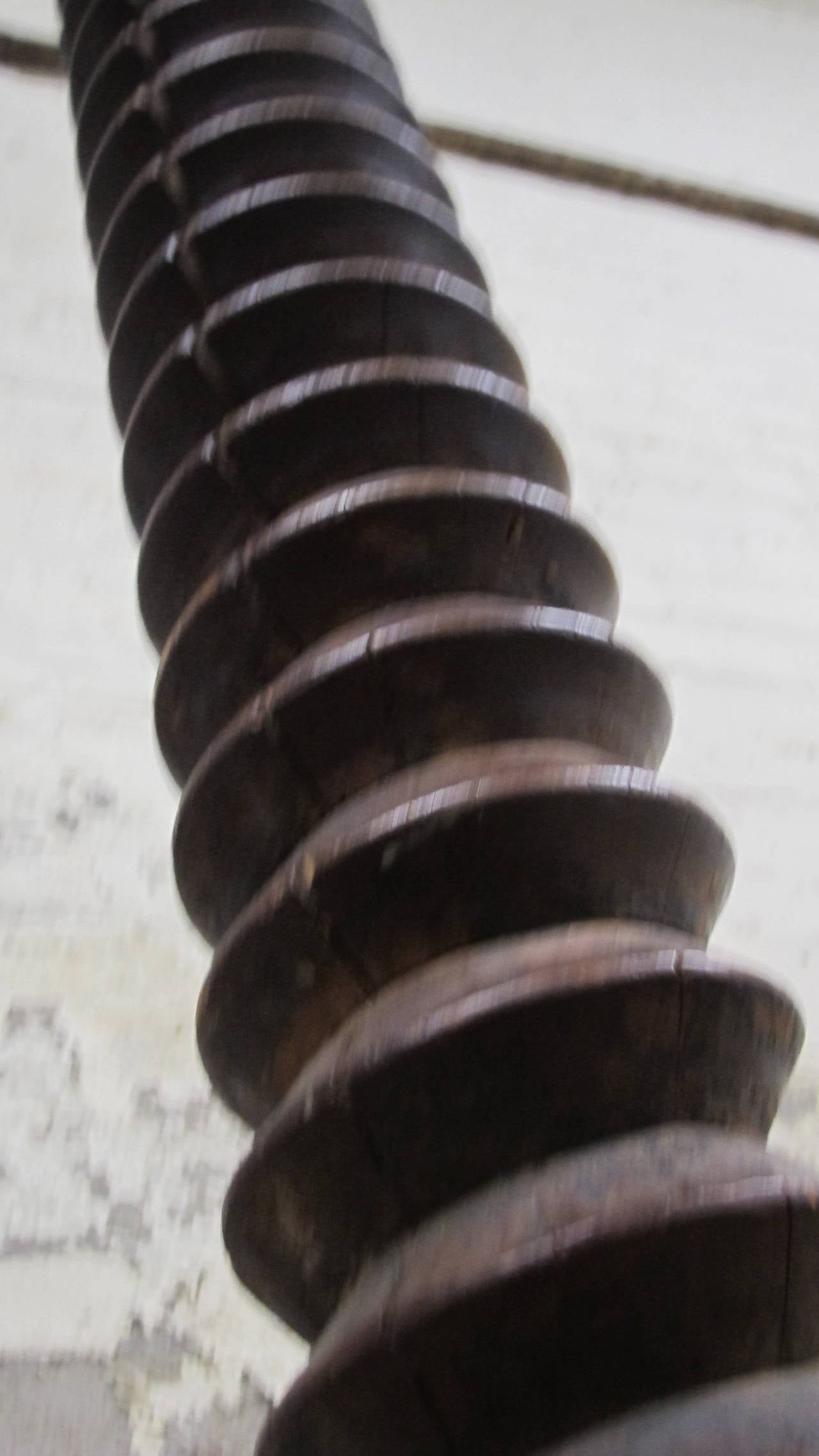 Primitive Tall Wine Press Wood Screw