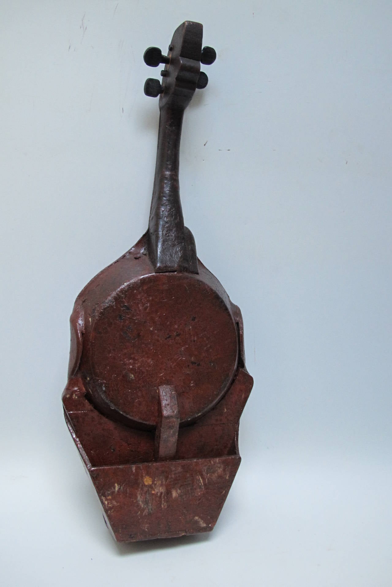 Folk Art Fry Pan Fiddle For Sale