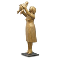 Golden Mother And Child