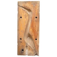 Vintage Wood Egret Mold