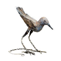 Sandpiper sculpture by Terry Turrell