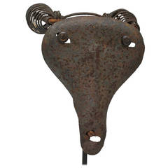 Vintage Iron Tricycle Seat Mask