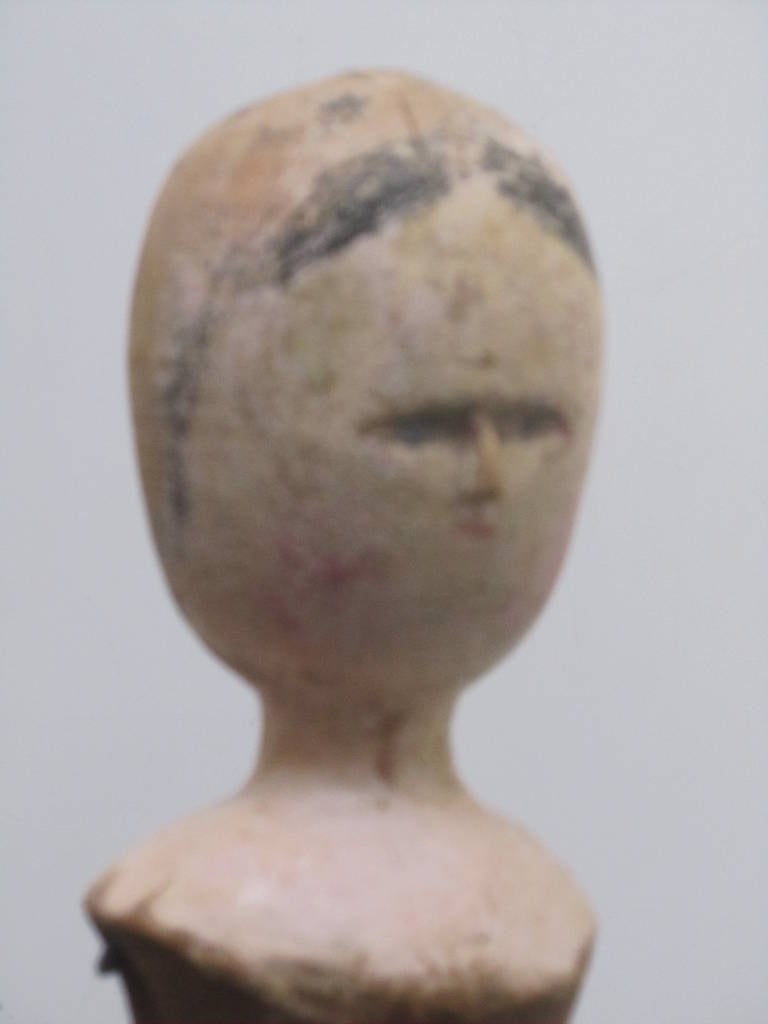 British Wood Queen Anne Doll