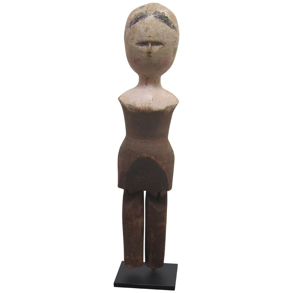 Wood Queen Anne Doll