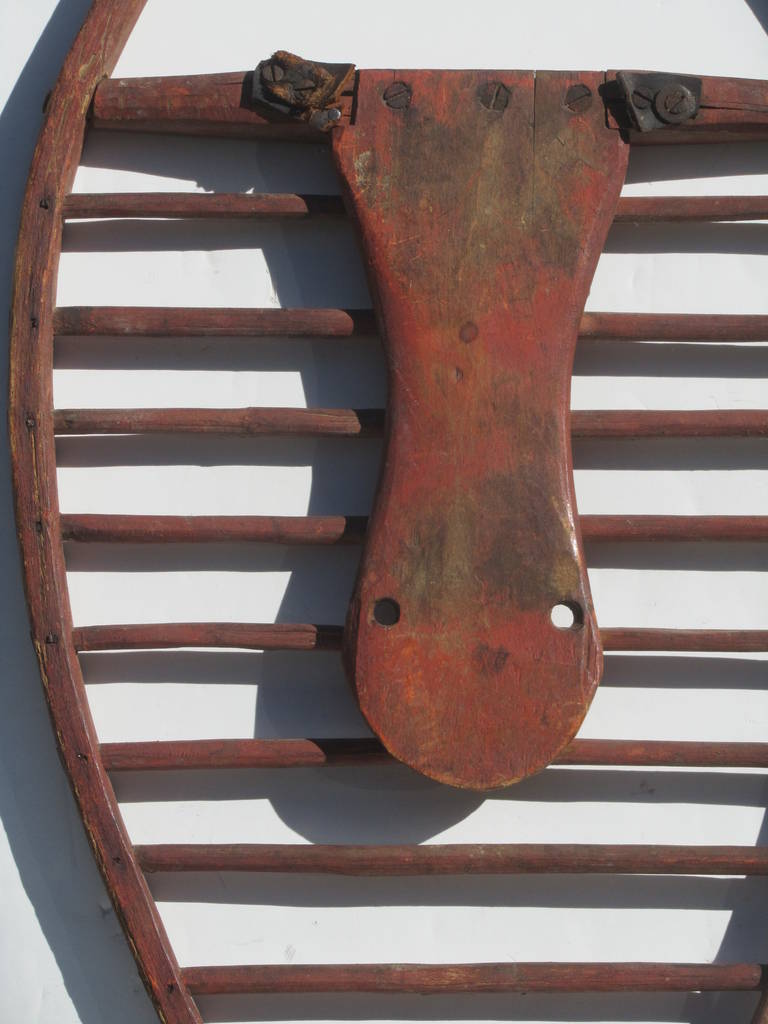 Unusual Wooden Snowshoes For Sale 2