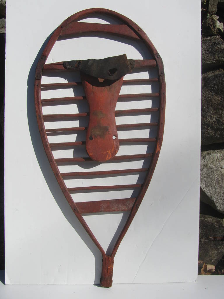 Unusual Wooden Snowshoes For Sale 3