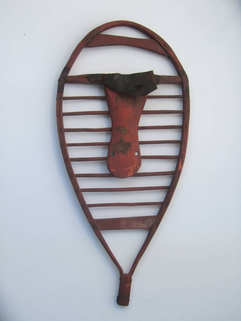 Adirondack Unusual Wooden Snowshoes For Sale
