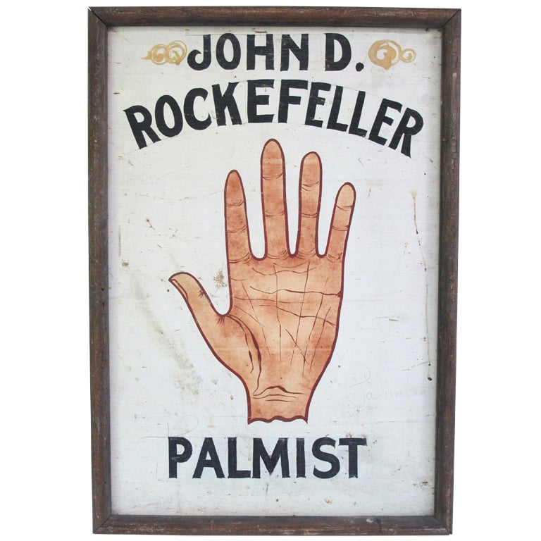 Palm Reader Sign Cheiro 1930s For Sale