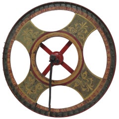 Antique Cast Iron Carnival Wheel
