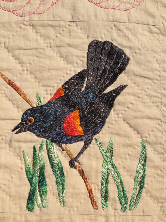 Birds Pictorial Quilt 1