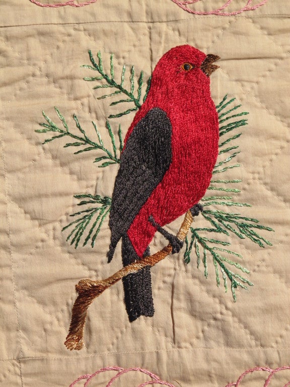 Birds Pictorial Quilt 4