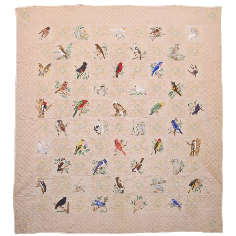 Birds Pictorial Quilt