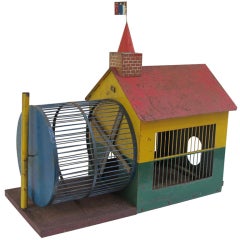 Used Painted Squirrel House