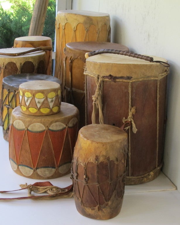 20th Century Collection of Southwest Indian Drums