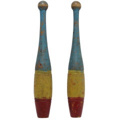 Pair Of Indian Clubs