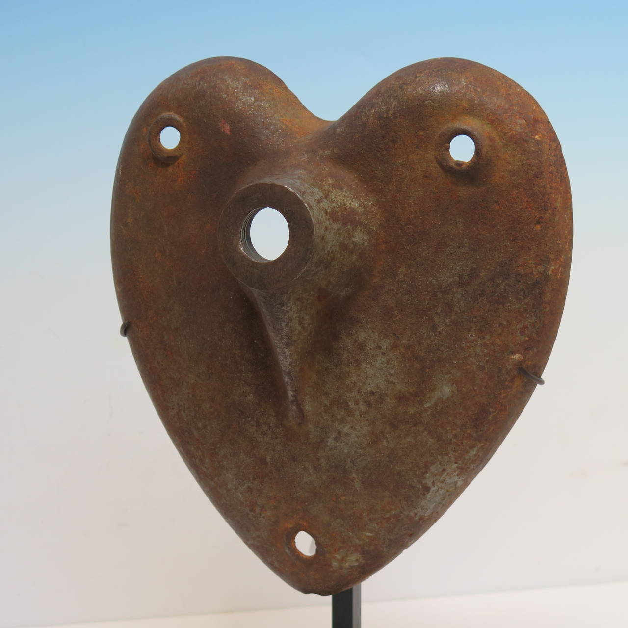 American Cast Iron Heart on Stand