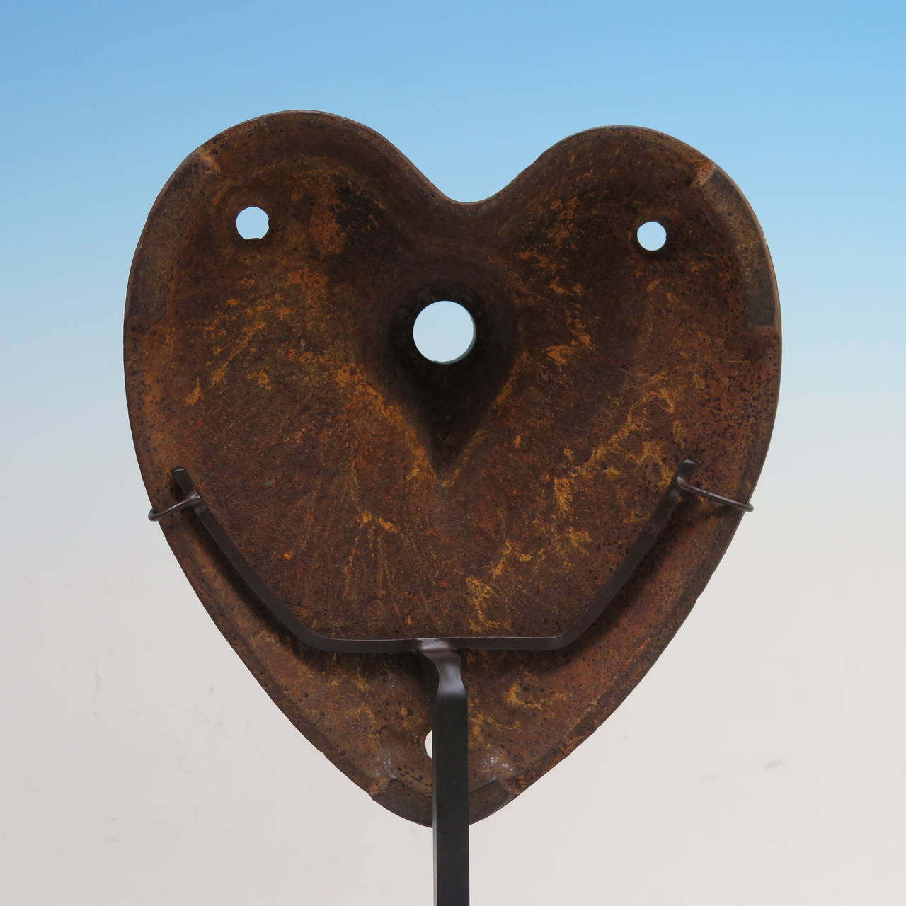 Cast Iron Heart on Stand 2