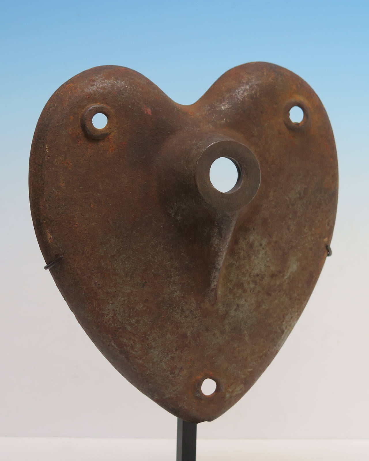 Cast Iron Heart on Stand 1