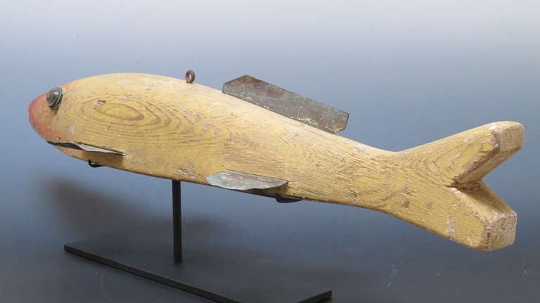 Mid-20th Century Large Fish Decoy