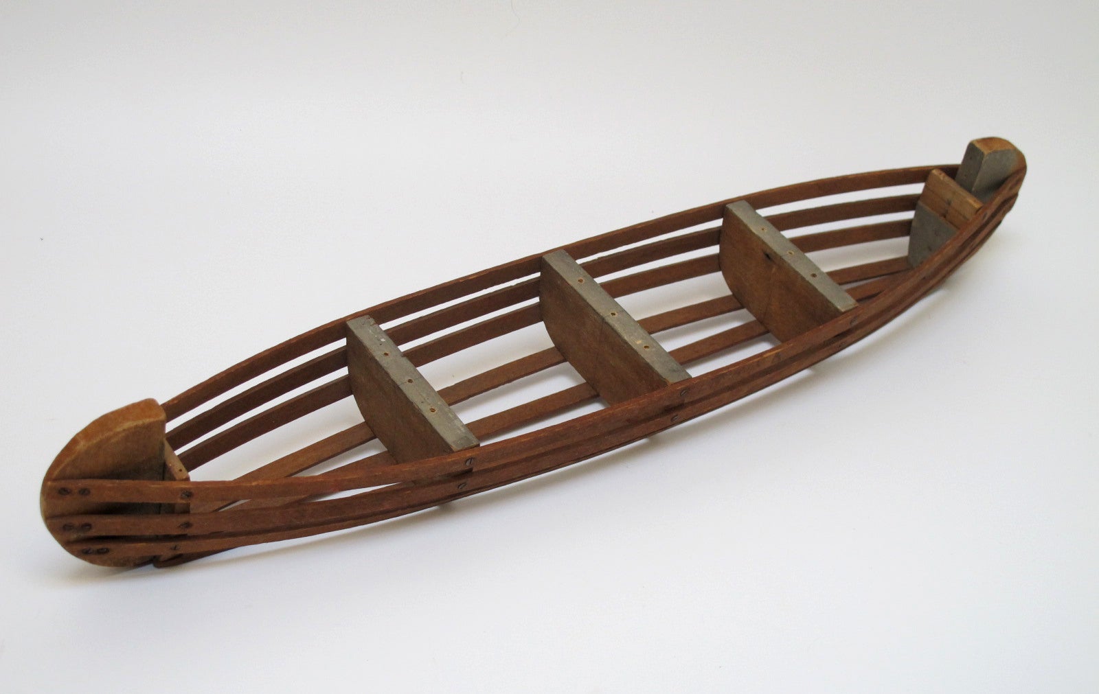 Wood Canoe Model